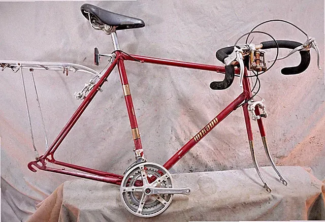 1976 Mikado Lancer Road Bike Frame Set 59cm Large Lugged Chromoly Steel Fixie :)