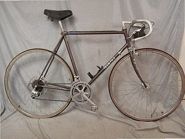1984 Fuji Team Racing Road Bike Large 58cm Lugged Chromoly Steel Fast US Shipper