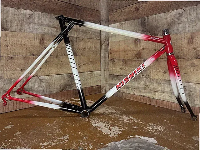 1987 Nishiki Linear Time Trial Frame Fork Tange 2 Steel Funny Bike