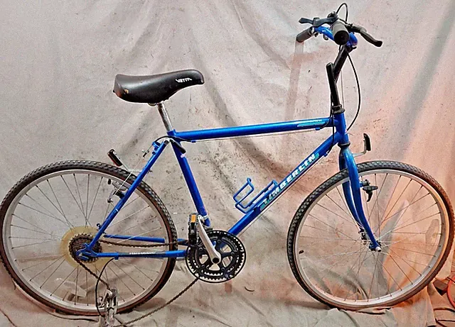 1988 Timberlin Urban Express City Hybrid Bike 19" Chromoly Steel Bent Dropout!