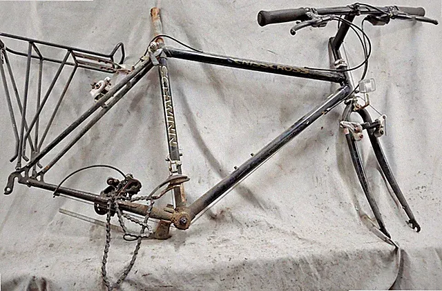 1989 Schwinn Criss Cross Hybrid Bike Frame Set Large 20.5" Butted Steel Vintage~