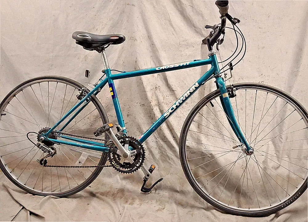 1993 Schwinn Crossfit City Hybrid Bike 18" Large Chromoly Steel Touring Commuter