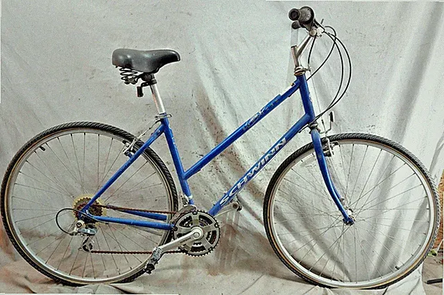 1994 Schwinn Searcher City Hybrid Bike 19" Large Chromoly Steel Java Commuter :)