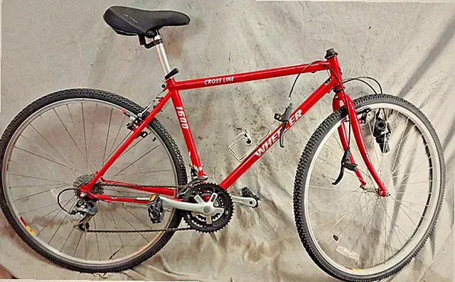 1995 Wheeler Crossline 1600 Hybrid City Bike 18" Large 4130 Chromoly Steel Java~