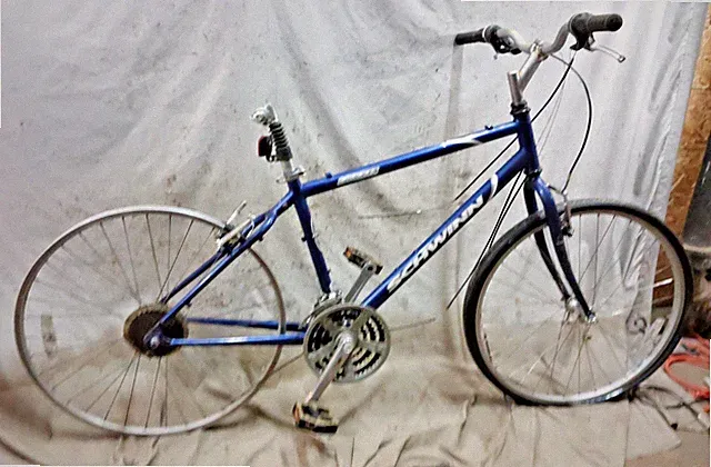 1999 Schwinn Sierra Hybrid Bike Medium 17" Rigid Chromoly Steel Cafe Commuter :)
