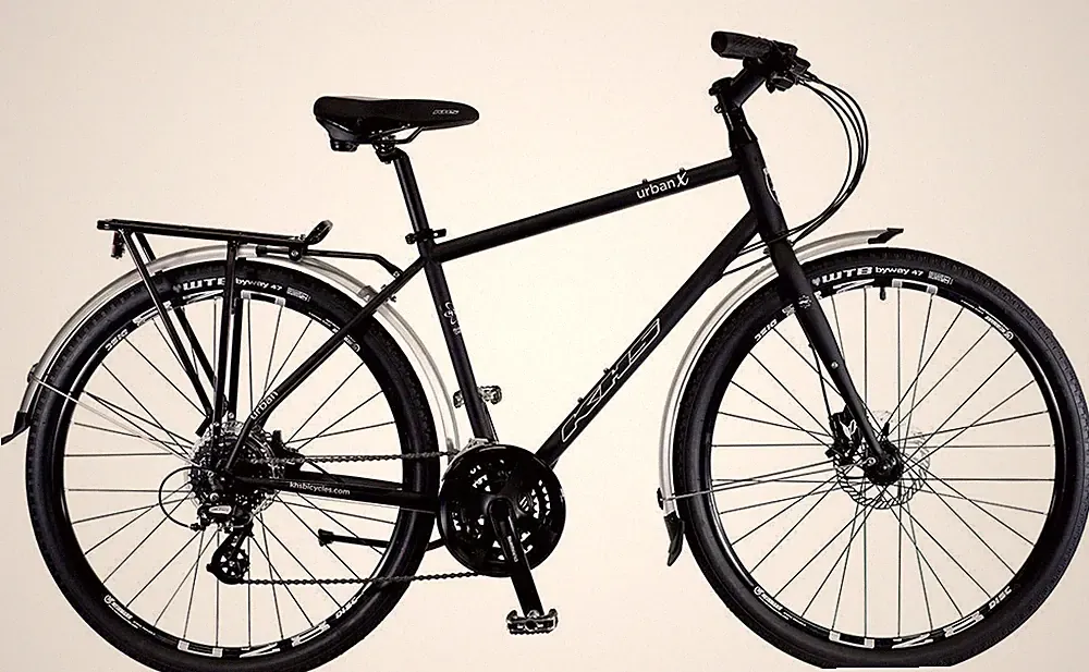 2025 KHS Urban X SC-100 650B 27.5" Commuter Bike 24-Speed Small 15.5" Black NEW