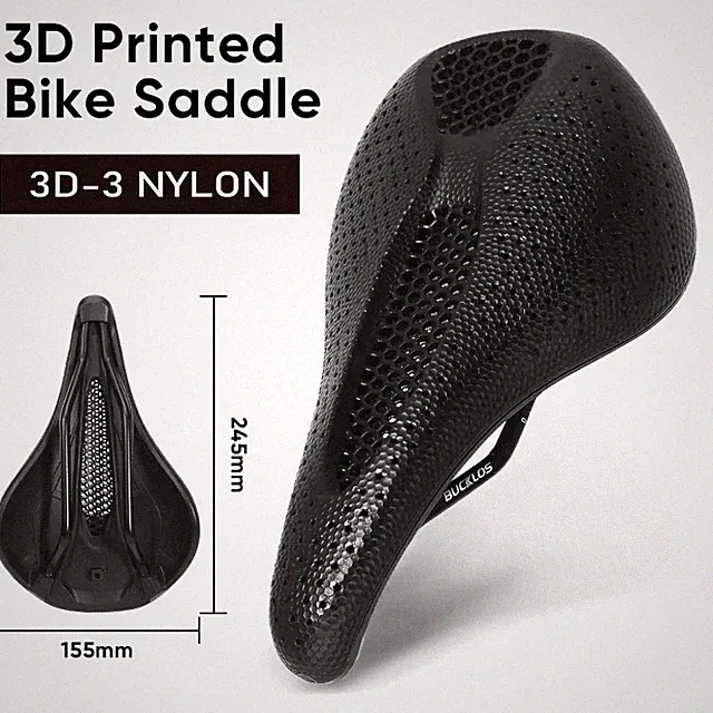 3D Printed Cycling Saddle 143/155mm Ultralight MTB Gravel Road Bike Seat Cushion