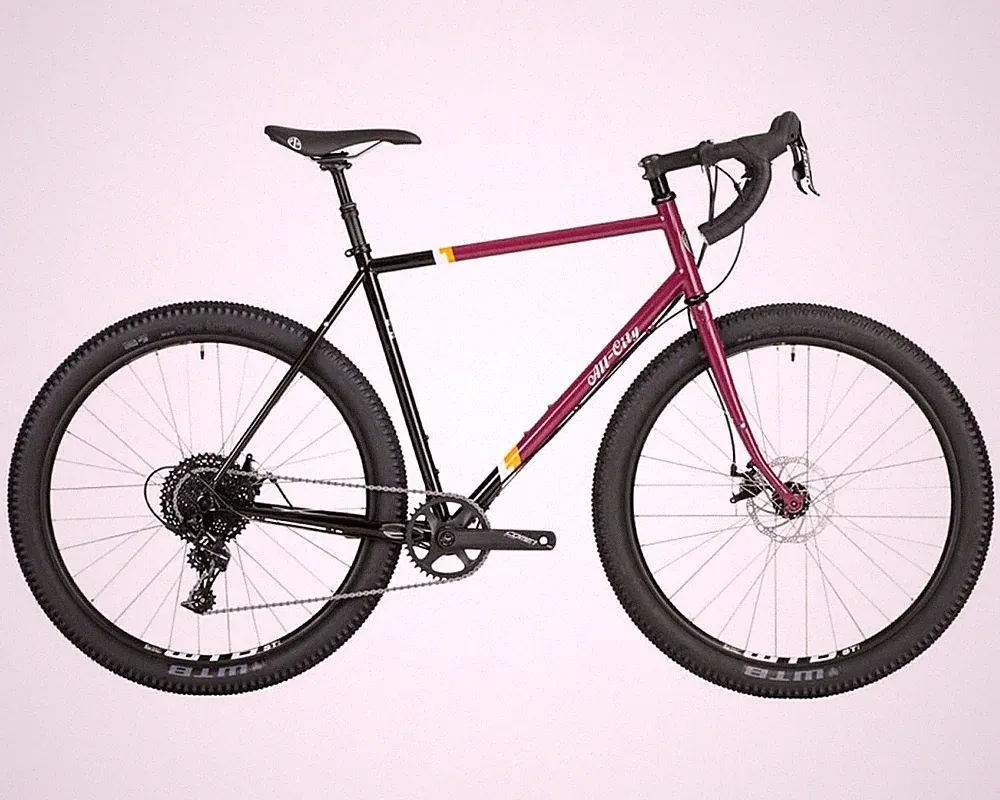 All-City Gorilla Monsoon Bike - 650b Steel APEX Charred Berry 52cm