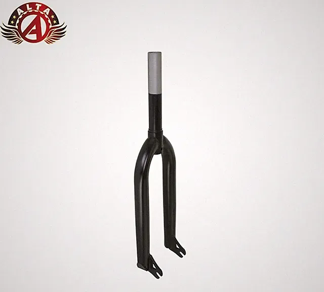 ALTA 20 Inch BMX Bike Fork Black Chromoly 1-1/8 Threadless 3/8 Axle Caliper.