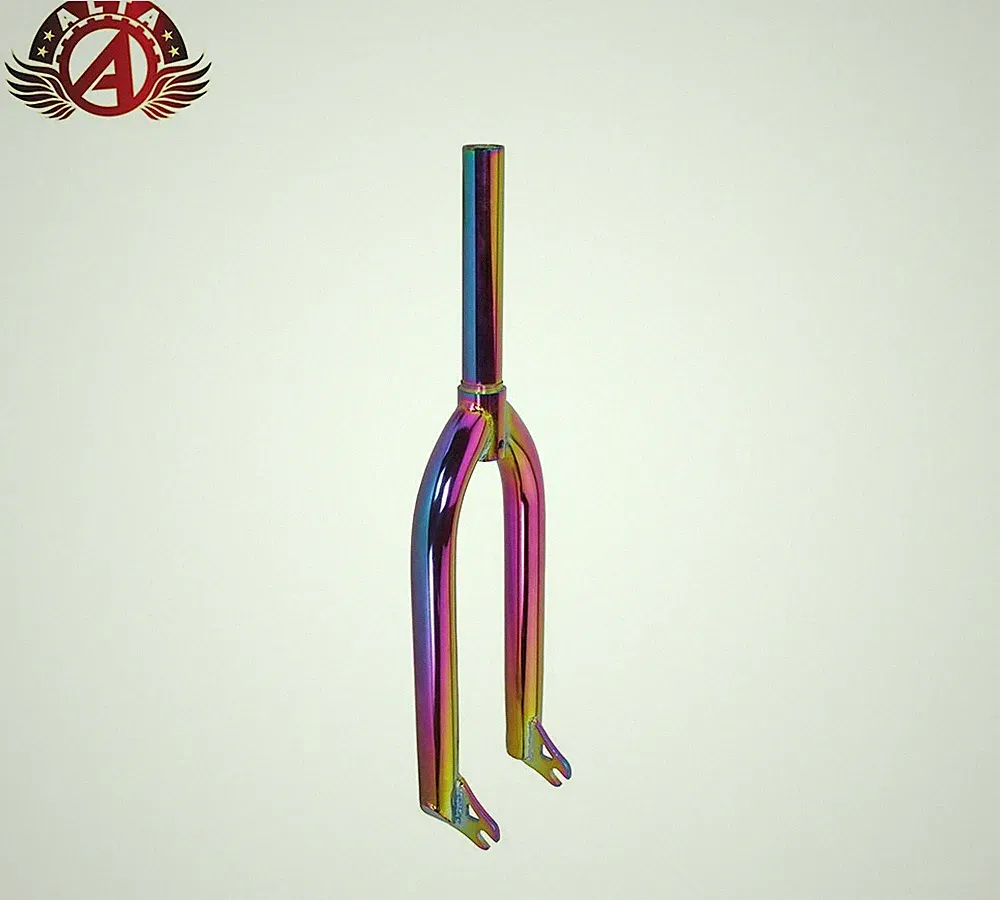 ALTA 20 Inch BMX Bike Fork Oil Slick Chromoly 1-1/8 Threadless 3/8 Axle Caliper.
