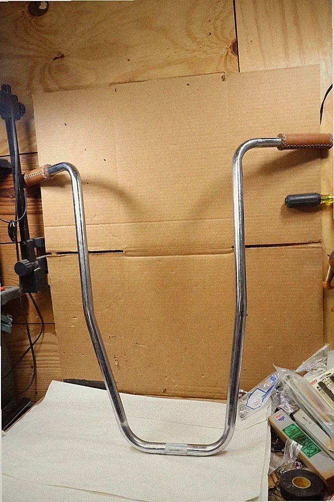 Bicycle Ape Hanger Handlebars Chrome