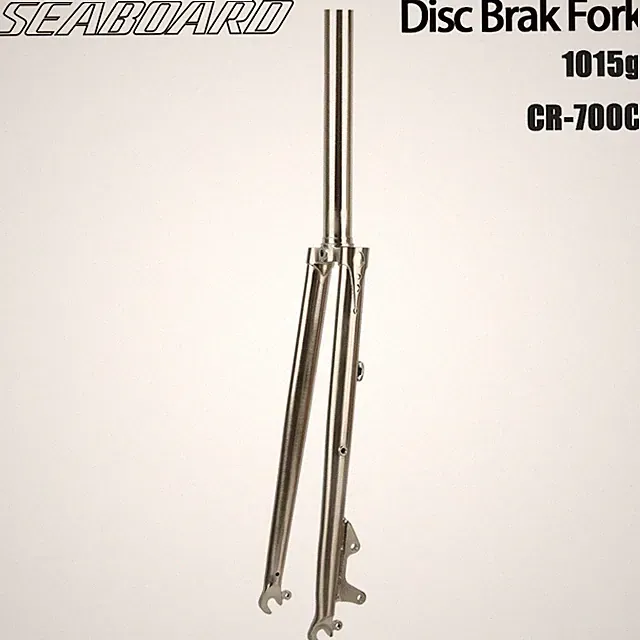 Bicycle Road Hard Fork Chromoly Steel MTB Bike Fork 700*23C 27.5 29er Disc Brake