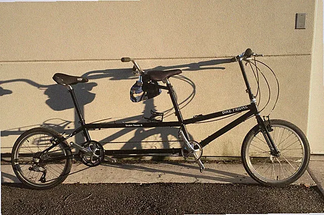 Bike Friday Traveler XL Collapsing Tandem Bicycle 20" Wheels in Suitcase 24 spd