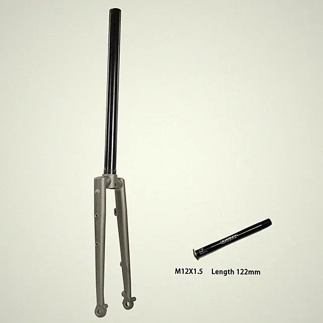 Chrome Steel Fork 20 Inch Disc Brake Rack for Folding BMX Bike Rigid Forks
