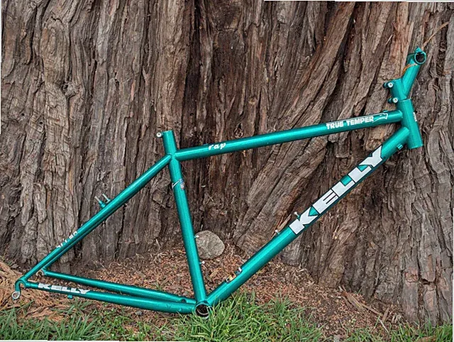 Custom Kelly Bike Company 17" True Temper OX Gold Mountain Bike frame and stem