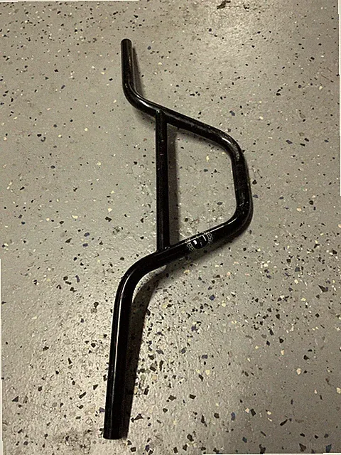 Haro BMX Chromoly Handlebars Black 27x8 8 Inch Rise