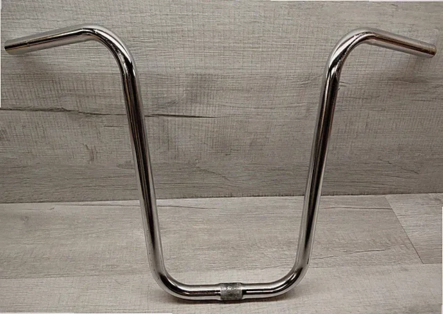 High Rise "Ace Bike" Ape Chrome Handlebars 16" Rise 25" wide