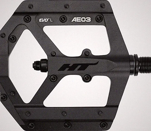 HT Components AE03 EVO+ Platform Pedals - Aluminum CNC-Inn, Dual Bearings
