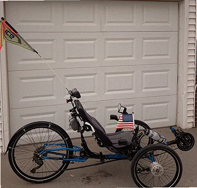 ICE Adventure Recumbent Trike, 26” RS