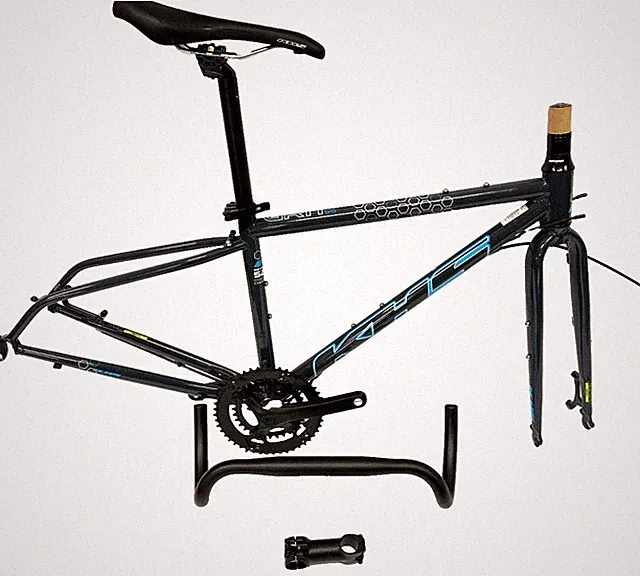 KHS Grit 55 XS 49cm Gravel Road Frameset Reynolds 520 Fork, Crank + Extras New
