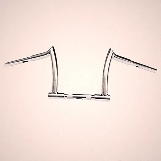 Motocycle Chizeled Fat Ape Handlebar, 10" Rise, 1.25" Diameter