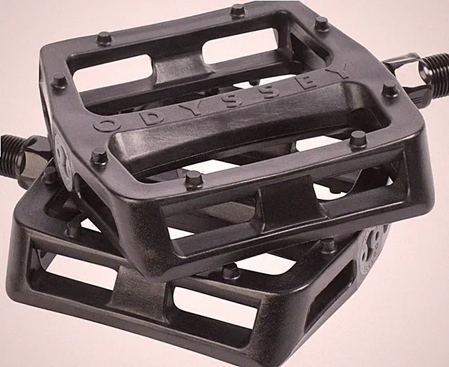 Odyssey Grandstand V2 PC Platform Pedals 9/16" Chromoly Concave Composite Black