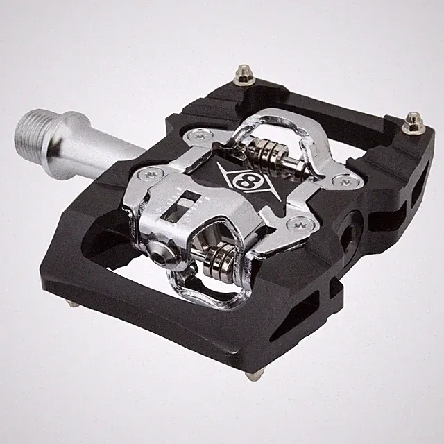 Origin8 Everland Adventure Double Clipless SPD Pedals - Chromoly Axle, All-Road
