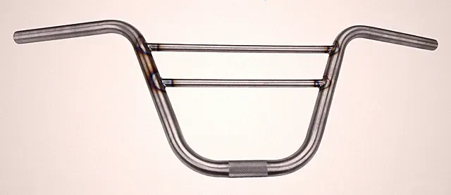 Porkchop BMX Ladder Bars bicycle handlebars - 4130 Chromoly - RAW *MADE IN USA*