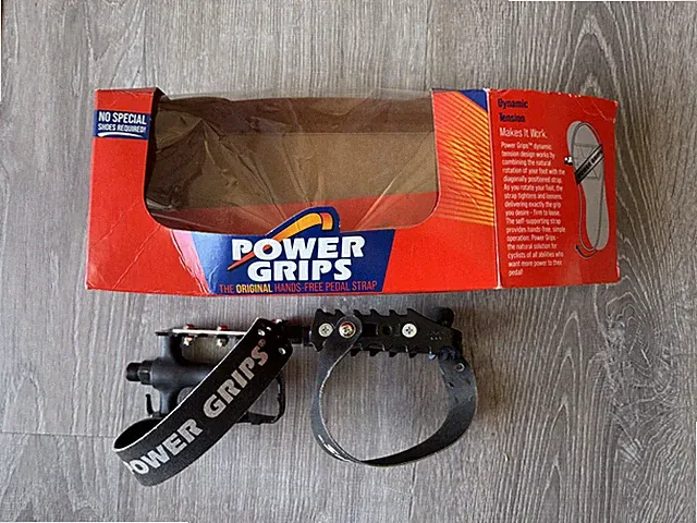 Power Grips Sport Cage Pedals Kit - 9/16" Chromoly Steel Spindle, Nylon Body