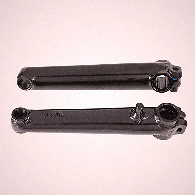 PRO+ BMX/FREESTYLE Bicycle 170mm Chromoly 8T Crank Arm Set BLACK