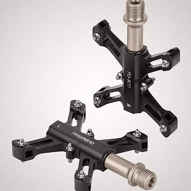 PROMEND Ultralight Mini MTB Road Bike Pedals Folding Bicycle Pedals 3 Bearings