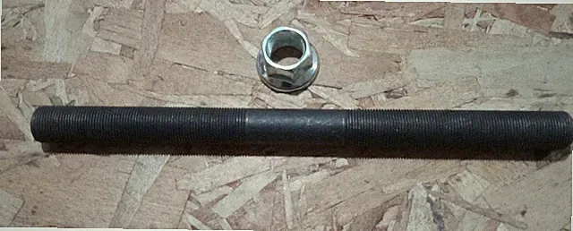 Rear BMX Axle 14 mm x 1.0 x 190 mm