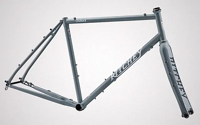 RITCHEY GRAVEL BIKE OUTBACK Frame Set Granite & Snow XS/S/M