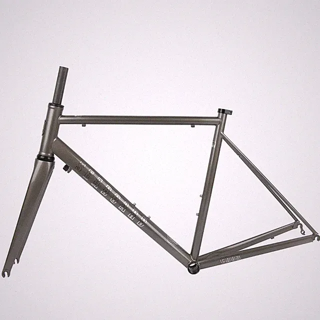Road Bicycle Steel Frame Seamless Heat Treated Chromium Frame Carbon Front Fork