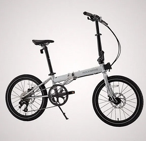 ROCKBROS SVK 20"Folding Bike 9Speed Disc Brake Chromoly Steel Frame SRAM Shifter