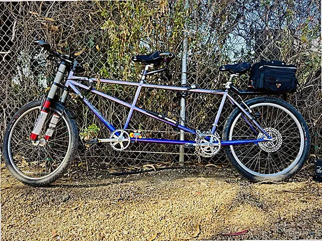 SANTANA ‘Cilantro’ hybrid Tandem w/ZZYZX front shock (includes ATOC tandem rack)