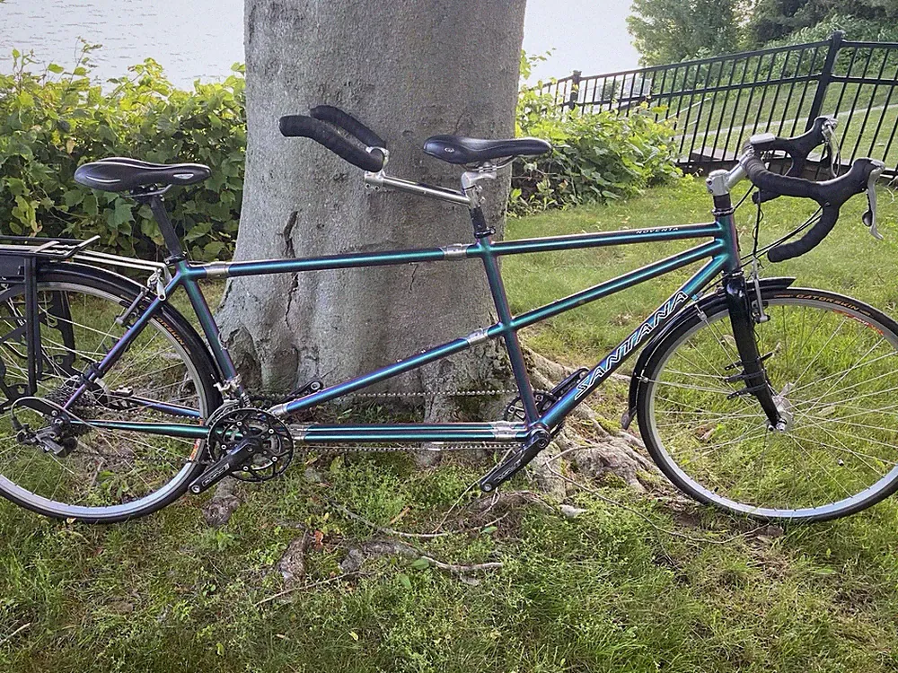 Santana Noventa Tandem Road Bike 21" Chromoly Steel Frame, 21-Speed, Blue