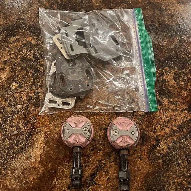 Speedplay Ultra Light Action Stainless Steel Road Pedals, Pink, Cleats