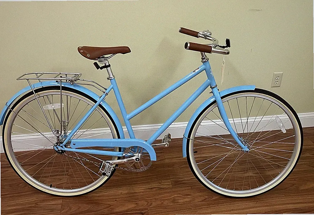 State Bicycle Co. CITY BIKE - THE AZURE Single Speed Carolina Blue Medium NEW