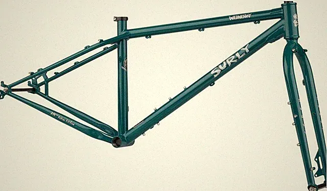 Surly Wednesday Fat Bike Frameset - 26" Steel OG Algae Medium