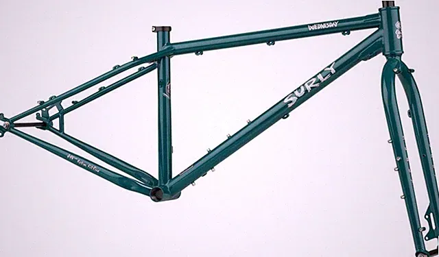 Surly Wednesday Fat Bike Frameset - 26" Steel OG Algae Small