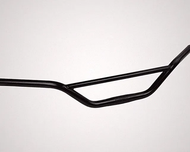 Velo Orange Klunker Handlebar (Black) (Chromoly) (25.4mm)