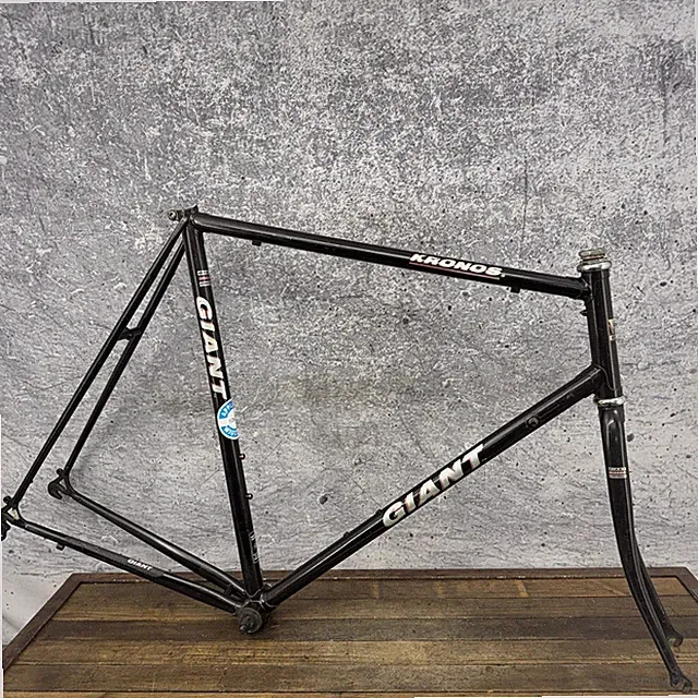 Vintage Giant Kronos Road Bike Frame Fork 63cm 24.5 Chromoly Steel 700c 126 Tall