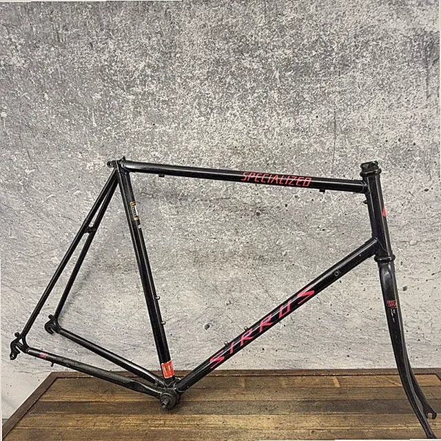 Vintage Specialized Sirrus Road Bike Frame 60cm Black Lugged CrMo 700c 126mm