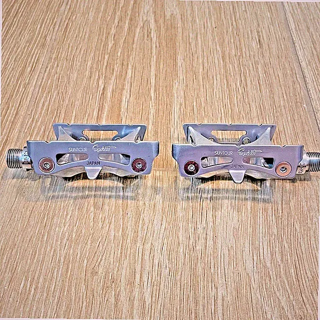 Vintage Suntour Sprint Track Pedals Pista Fixed Gear Bike Superbe MKS