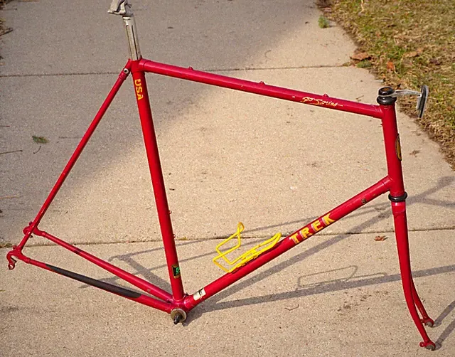 Vintage Trek 500 Frameset Lugged Frame Fork Reynolds 501 Wisconsin 63cm Bike 80s