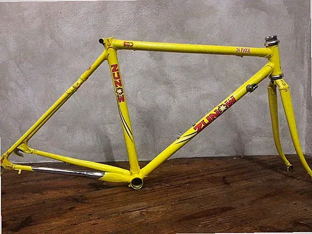 ZUNOW Di Picce Funny Bike Frame Yellow 650C 24" Pursuit Vintage USED